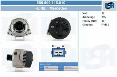 CV PSH 555509115010 -  Генератор